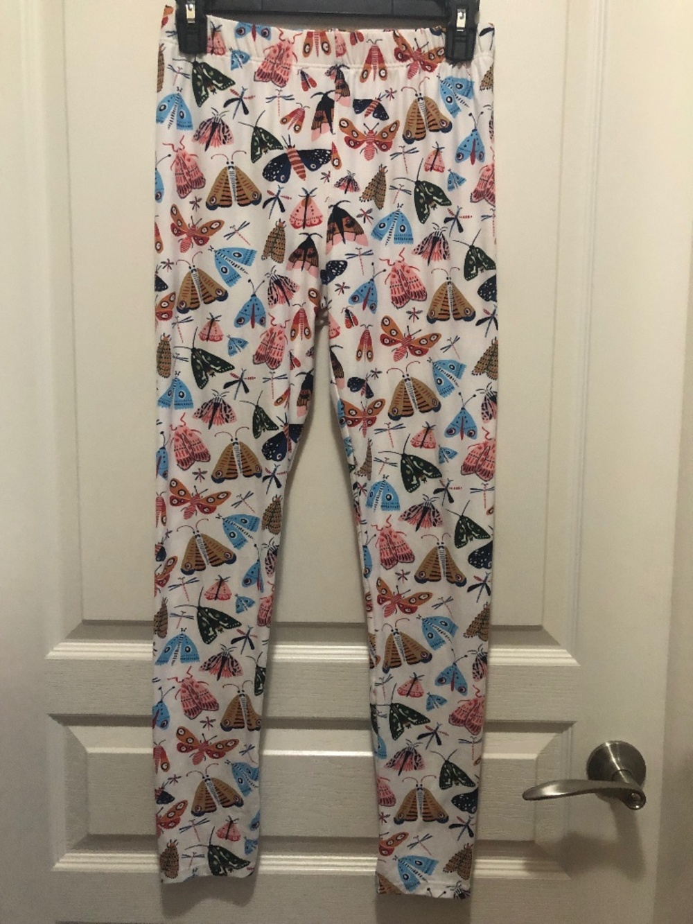 Kids M/L Butterfly Pajama pants soft brushed 80% polyester 20% elastane